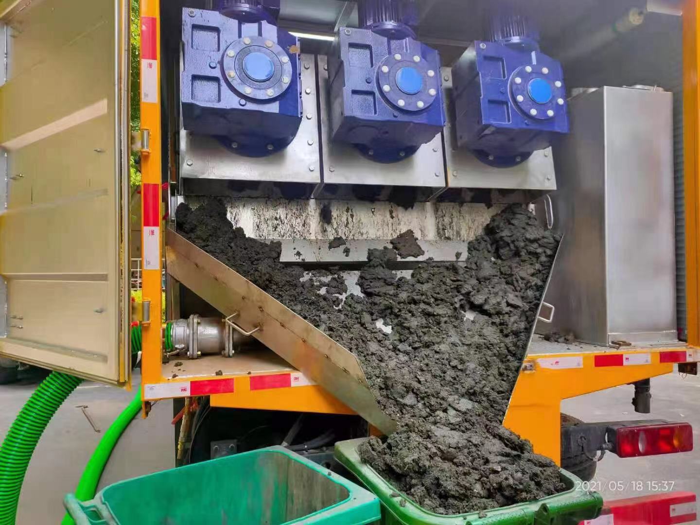 布尔津化粪池清掏城市维护站-泥浆净化干湿分离处理